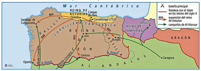 Primeros años de la reconquista cristiana 