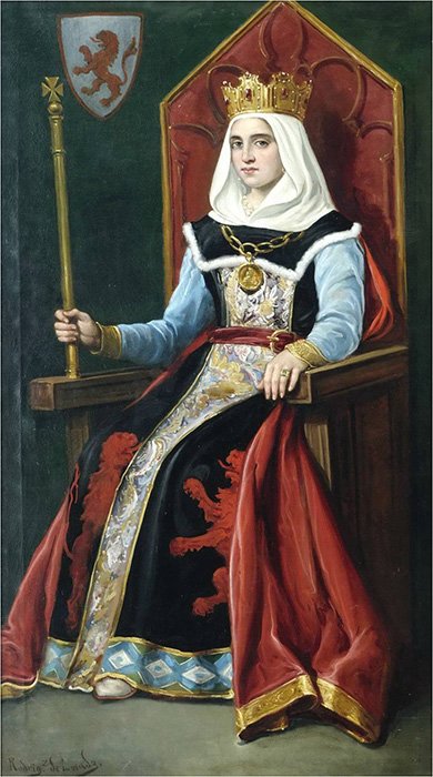 Urraca I (pintura del Ayuntamiento de León)