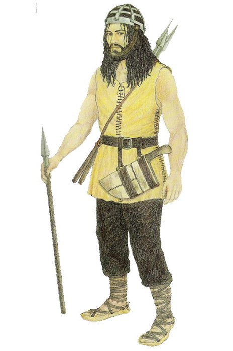 Vestimenta de un soldado almogávar. 