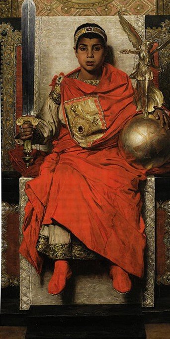 Honorio, un niño cuando es nombrado emperador occidental